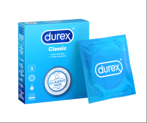 Презерватив durex №3 (classic) классические