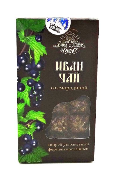 Иван-чай Малавит Смородина ферментированный прессованный 100г фотография